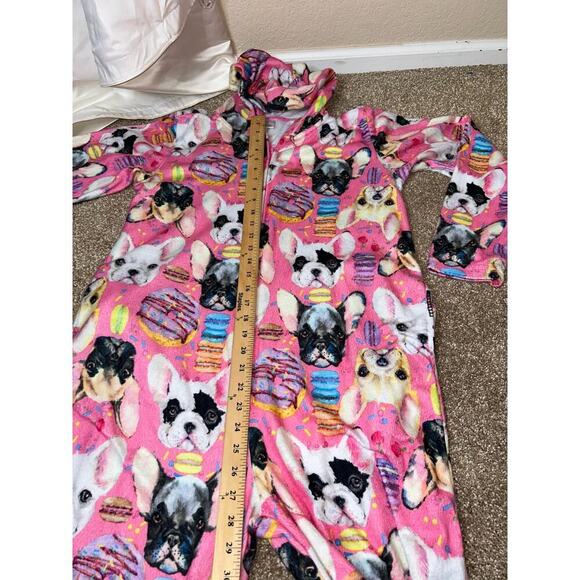 Body Candy Women's Sweet Thing Union Suit Pajama's one piece SZ SM Dog printed - Picture 5 of 9